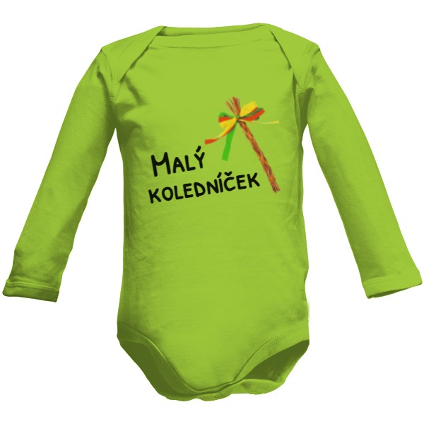 Dětské body Long  s potiskem Malý koledníček