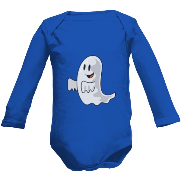 Dětské body Long  s potiskem Roztomilý duch