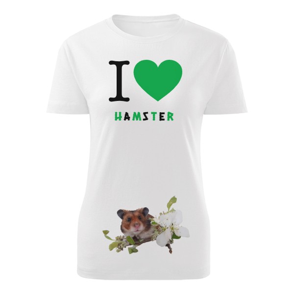 Tričko s potiskem Křeček