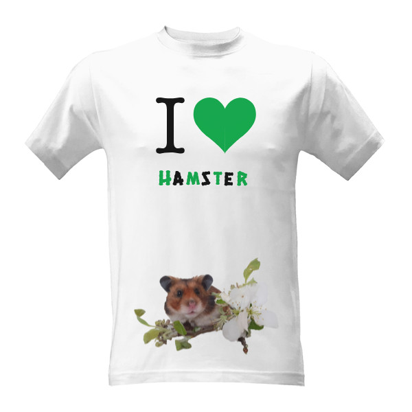 Tričko s potiskem Křeček