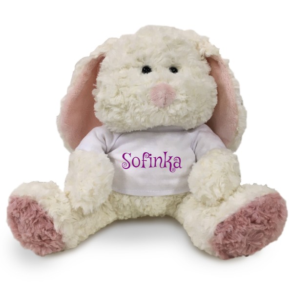 Králík s potiskem Jméno dítěte