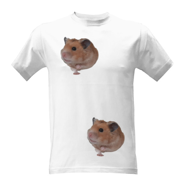 Tričko s potiskem Křeček