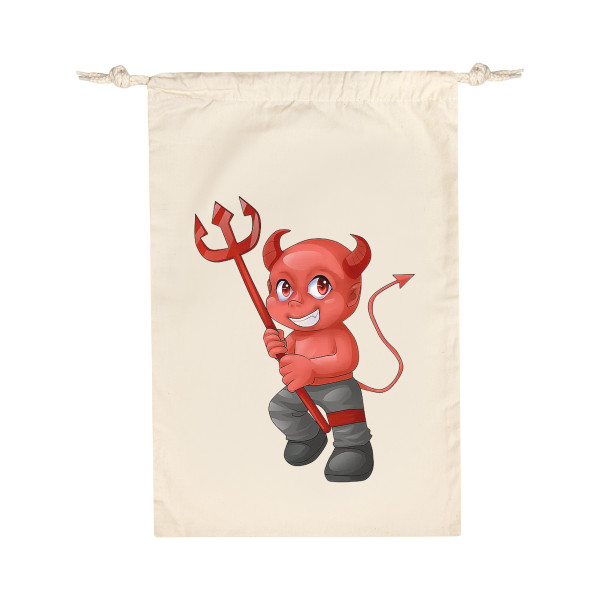 Bavlněný pytlík s potiskem Mikulášský pytlík