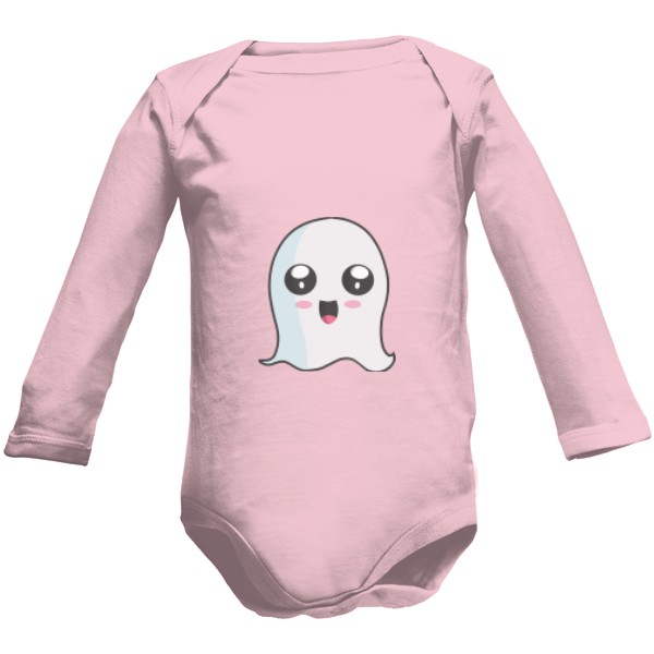 Dětské body Long  s potiskem Roztomilý duch