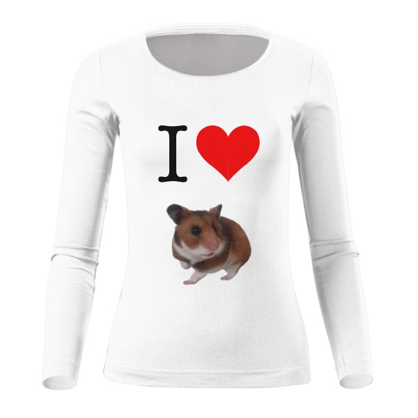 Tričko s potiskem Křeček syrský