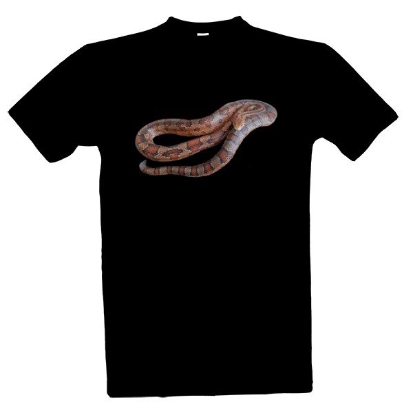 Tričko s potiskem Užovka červená